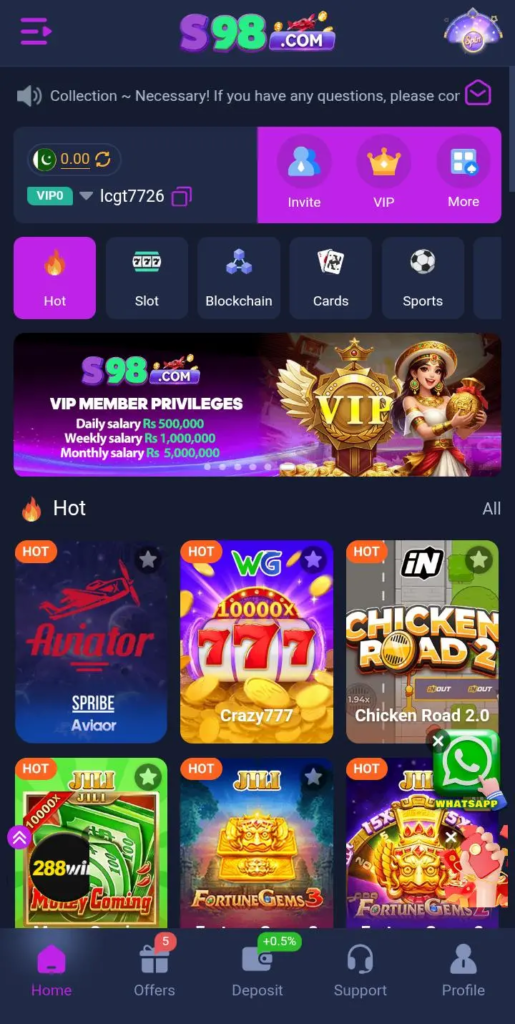 S98 Game